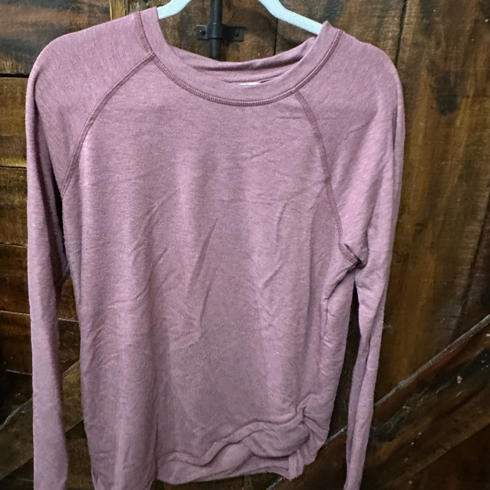 Danskin Women's Mauve Long Sleeve Sweatshirt